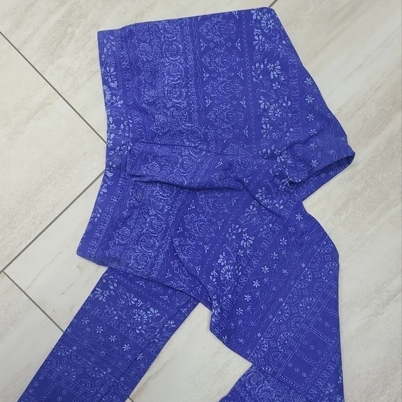 Girl's Leggings - Indigo print - Size 14-16 - Picture 2 of 3